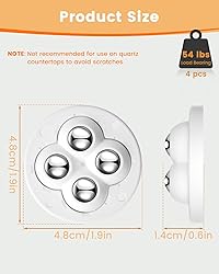 Self Adhesive Caster Wheels, Appliance Rollers for