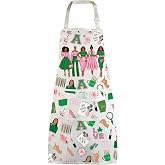 WZMPA Sorority Sisters Chef Apron Greek Sorority Paraphernalia Gift God Says You Are Sorority BBQ Apron Pink & Green Gift