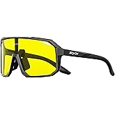 SCVCN Night Vision Driving Glasses Anti Glare Polarized Yellow Lens Women Men Goggles Sport Sunglass Bicycle MTB DZ-S62