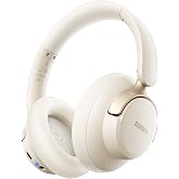 BERIBES Hybrid Active Noise Cancelling Headphones Wireless Over Ear 70Hours | Foldable Bluetooth 6.0,Transparent Modes,3.5MM Cable,Lightweight Built-in Mic,HiFi Stereo Deep Bass,Soft-Earpad,Fast Charging