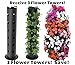 Set of 3 Flower Tower Freestanding Planters