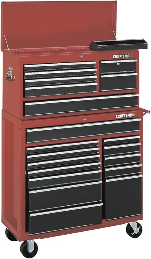 Amazon Com Craftsman 9 65348 Chest Top 7 Drawer 40 Inch Red