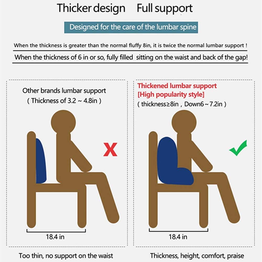 Hrtc T-Shape Reading Luxury Support Bed Reading Back Rest Lumbar Cushion Pillows Bed Rest Lounger Sofa Chair Back Supports and The Design of Support not Prevent Deformation (Blue): Home & Kitchen