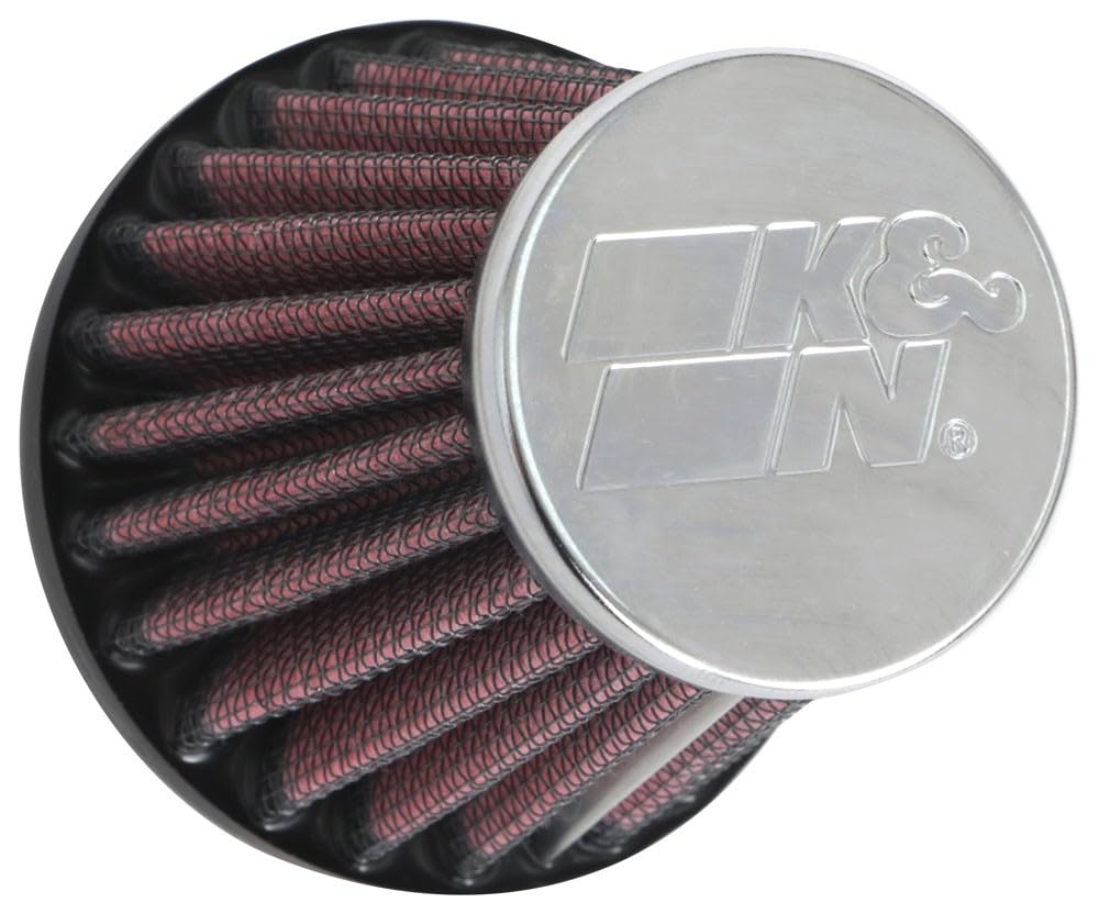 K and N RC-2310 Car and Motorcycle Universal Chrome Filter