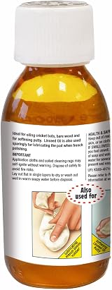Rustins Raw Linseed Oil 125ml Brand Rustins Natural Wood Treatment view 2