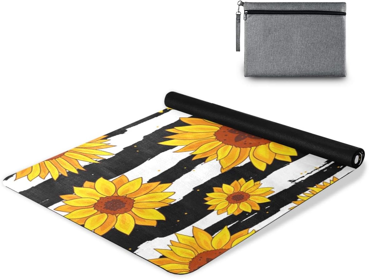 sunflower yoga mat