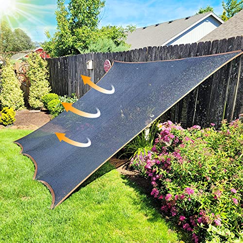 QLOFEI Shading Netting, 50% Fabric Shading Pergola Outdoor Shading Net, UV Sun Protection Fabric Shading for Pergola, Terrace, Greenhouse, Chicken Coop, Plants (3 x 4 m)