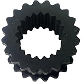 5JE Coupling Sleeve Rubber Elastomer Coupling Insert for S-Flex Series | 2.94" OD, 1.73'' ID,1.56" Height, 240 in-lbs Torque,Solid Design
