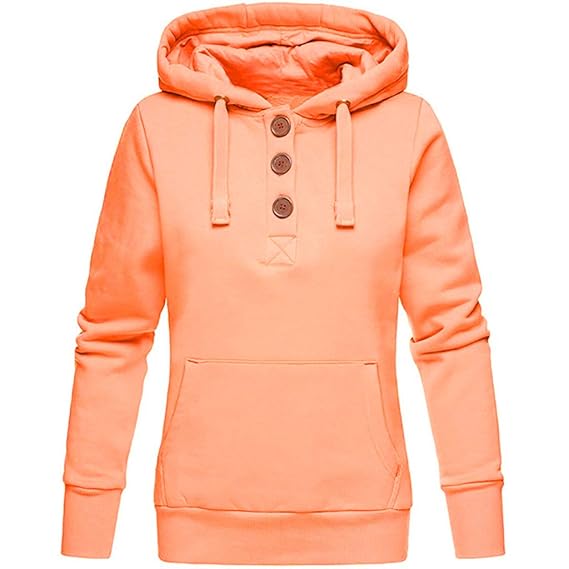 plus size orange hoodie