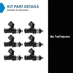 TRQ Fuel Injector Set Fits 2011-2019 Ford 2011-2019