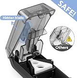 Fullicon Pill Cutter with V-Shape Holder Two Pill Cases Black view 5
