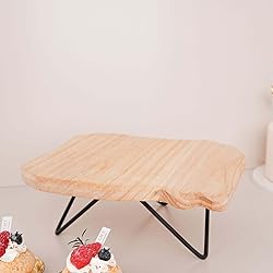 Efavormart 5" Tall |12" Square Natural Wood Slice