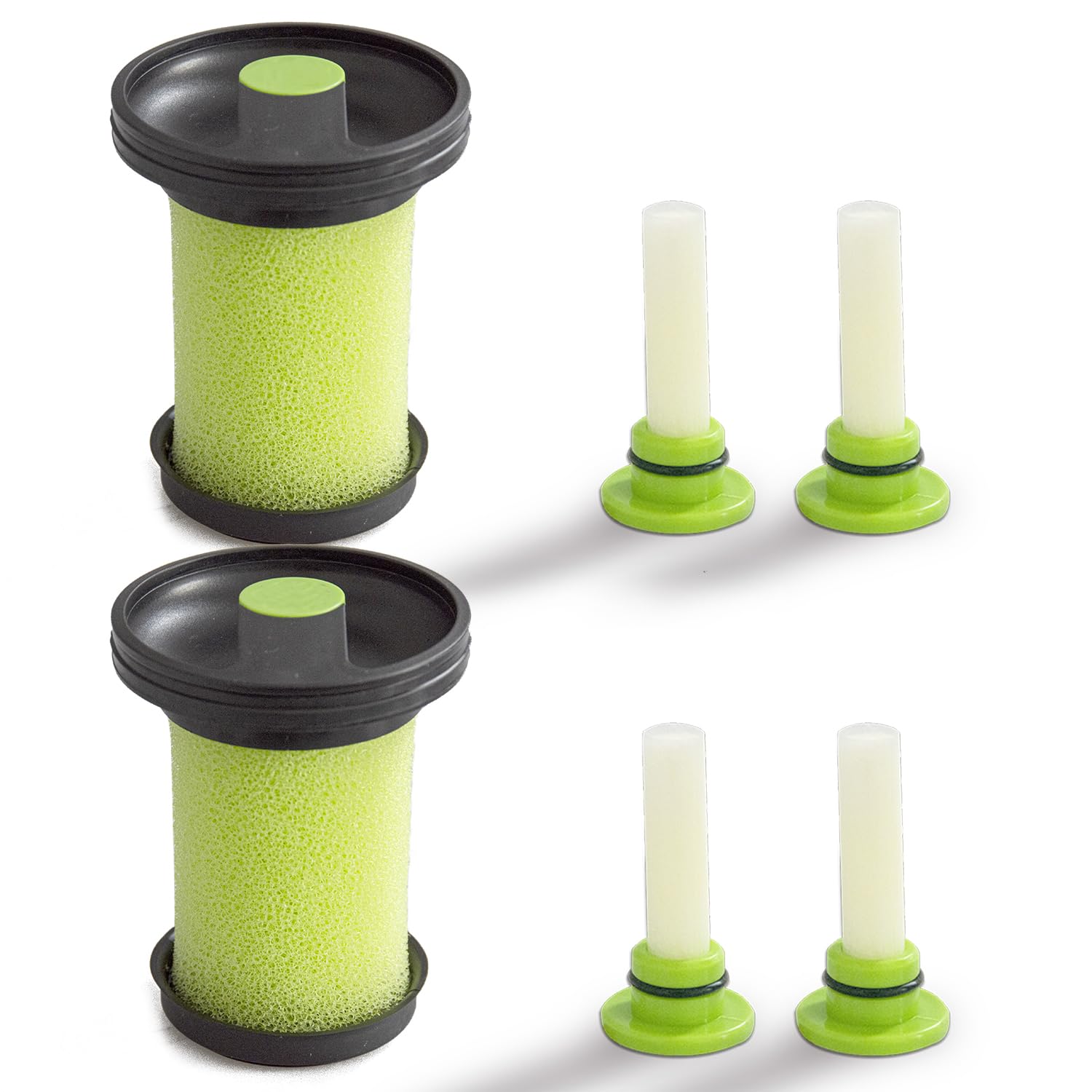 Replacement Filters Compatible with Gtech Multi MK2 K9 ATF037 Cordless Handheld Vacuum Cleaner (2 x Air Filters + 4 Freshener Cartridges)