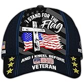 Veteran Caps for Men – Military Veteran Baseball Cap, Patriotic Tactical Cap, Gift for Veterans Day, Adjustable Eagle Design