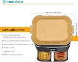 DOLAB 200 Pcs Air Fryer Liners Disposable Parchment Paper Non-Stick view 2