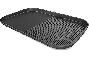Ninja Woodfire XL Grill & Flat Plate, Non-Stick Combo Flat & Griddle BBQ Plate, Official Accessory, Compatible with Ninja Woo