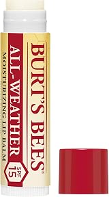 Burt's Bees All-Weather Moisturizing Lip Balm Twin Pack SPF 15 Unisex 2 x 0.15 view 8