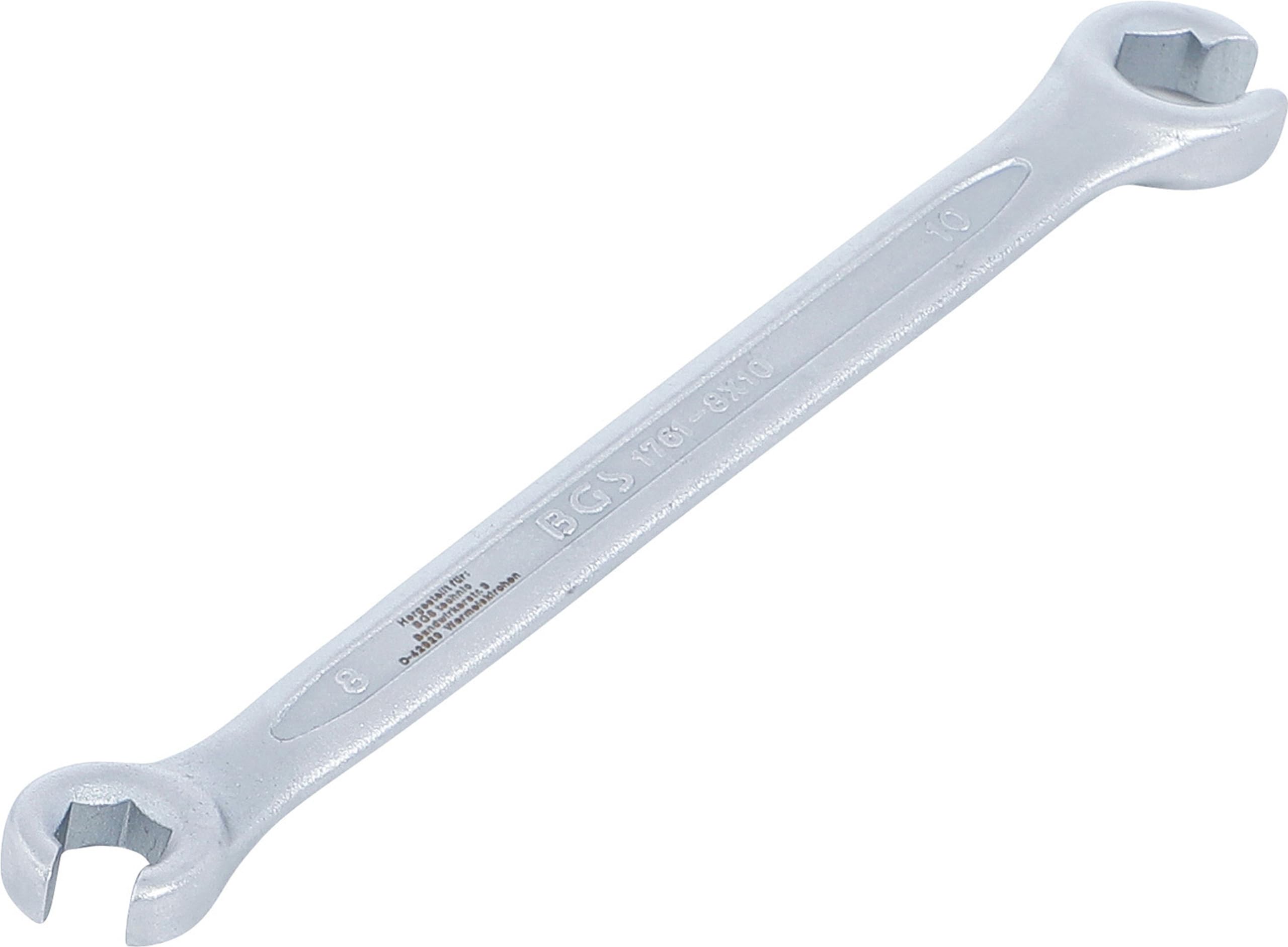 BGS 1761-8x10 | Double Ring Spanner, open Type | 8 x 10 mm