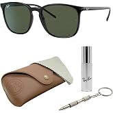 Ray-Ban RB4387 Square Shape Sunglasses with Official RAYBAN Eyewear Kit