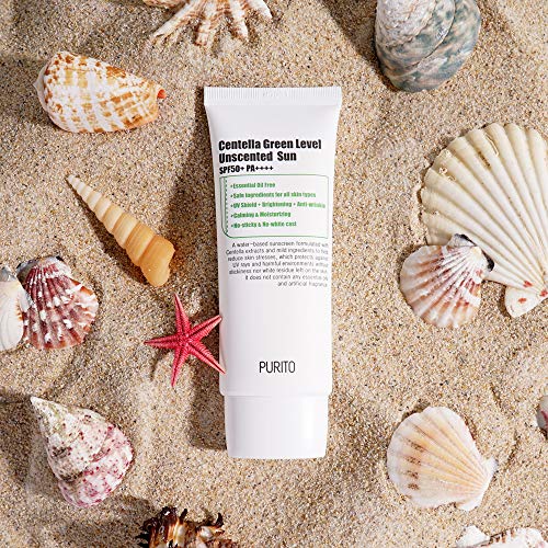 PURITO Centella Green Level Unscented Sun SPF50+ PA++++ 60ml / 2 fl.oz EWG All Green Ingredients, 100%, Cica care, UVA1,2 UVB, Broad spectrum,Lightweight,Sensitive skin,essential oil free - Thumbnail 2