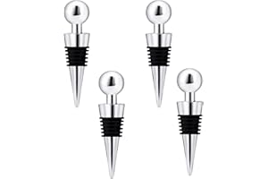 4 Pcs Wine Bottle Stopper, Beer Saver Sealer Bottle Saver Wine Corks Wine Stoppers Wine Plug Cork Beer Bottle Sealer for Wine