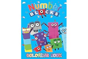Numbers 1 to 10 Coloring Book: Number Adventures Cute and High Quality Colouring Pages For Kids Ages 3-6, Ages 4-8