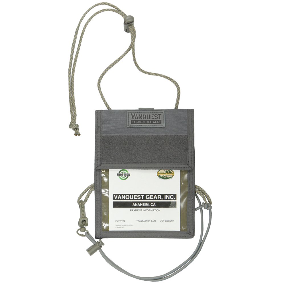 VANQUEST Traverse (Gen-2) RFID-Blocking Passport ID Holder (Wolf Gray) (Wolf Gray)