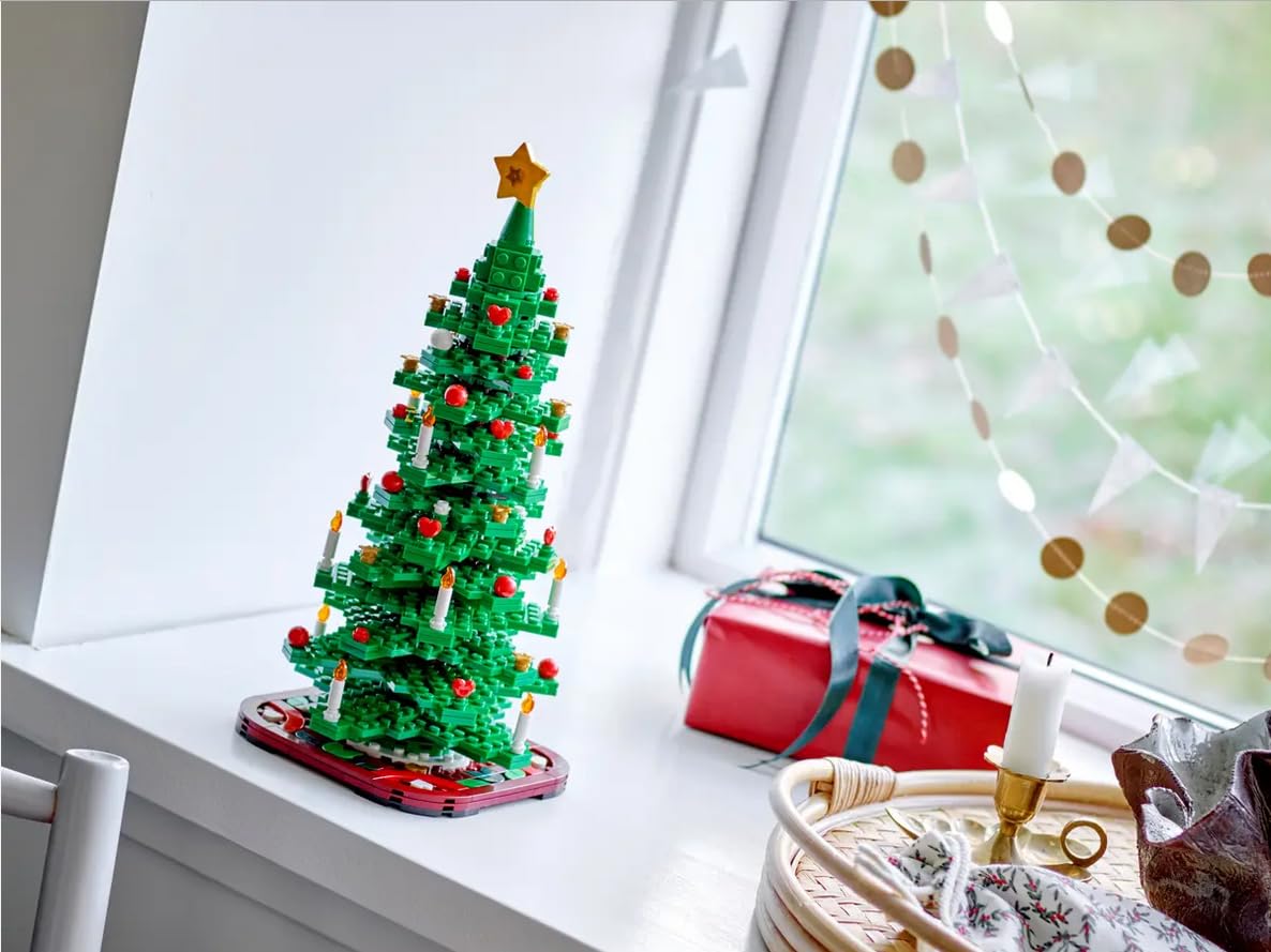 LEGO Weihnachtsbaum - 2-in-1 Bauset - Spielzeug für Kinder ab 9 Jahren - DIY Deko zum Bauen und Ausstellen - Geschenk zu Weihnachten für Jungen, Mädchen und Erwachsene - 40573 2
