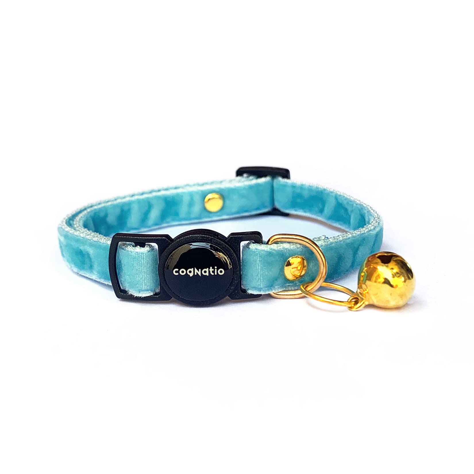 Cognatio Safety Quick Release Cat Collars,Double Velvet with Bell Available in a Range Colors,Perfect for Your Kitty 20-30 cm โ image 1