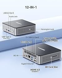 GEEKOM Air12 Mini PC with 13th Gen Intel N150, 16GB