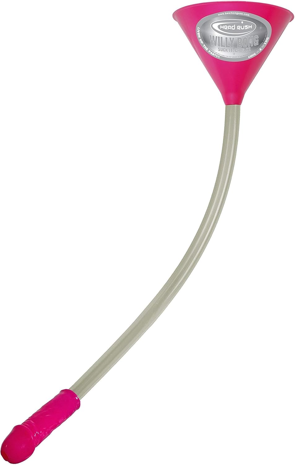 Entonnoir à bière Humoristique Zizi Rose 70 cm Headrush Beer Bong
