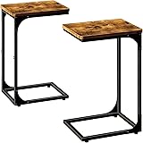 YOOHII C Table Side Table Set of 2 - Couch End
