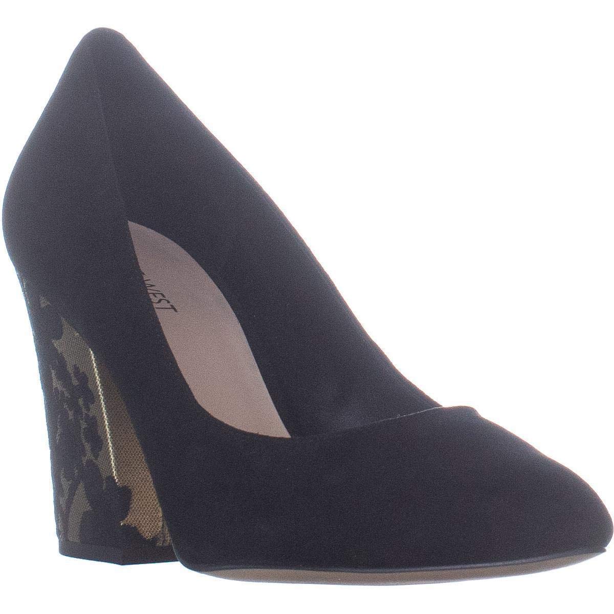 nine west astoria block heel pump
