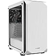 be quiet! Pure Base 500 ATX Midi Tower PC case | Tempered Glass Window | Two Pre-Installed Silent Wings Fans | White | BGW35
