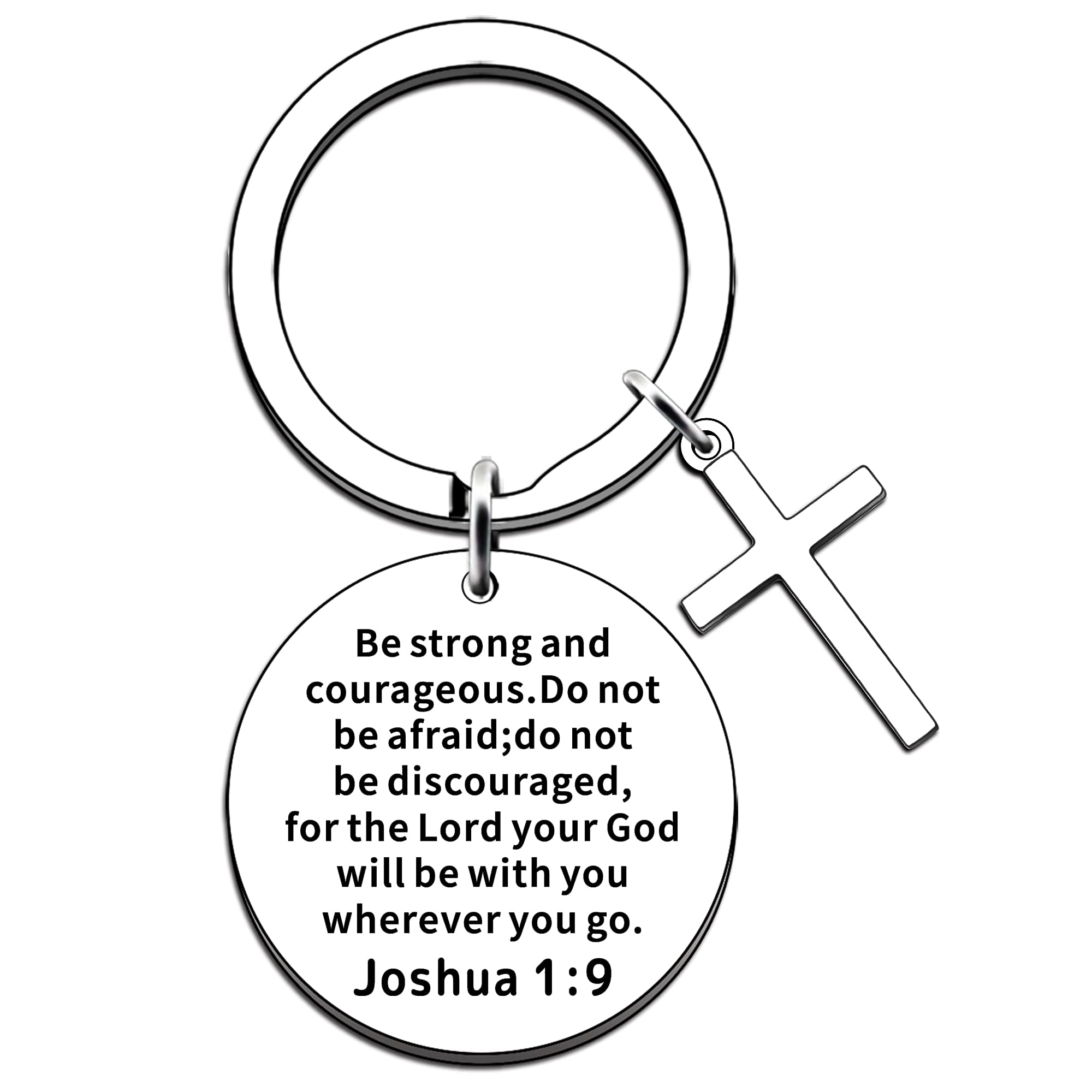 JMIMO Christian Gifts for Women & Men - Faith Religious Prayer Charm Keyring & Inspirational Gifts for Christmas & Birthday