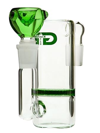 Grace Glass Vorkühler mit Honeycomb Percolator 18,8 grün - head&nature Bong-Kollektion