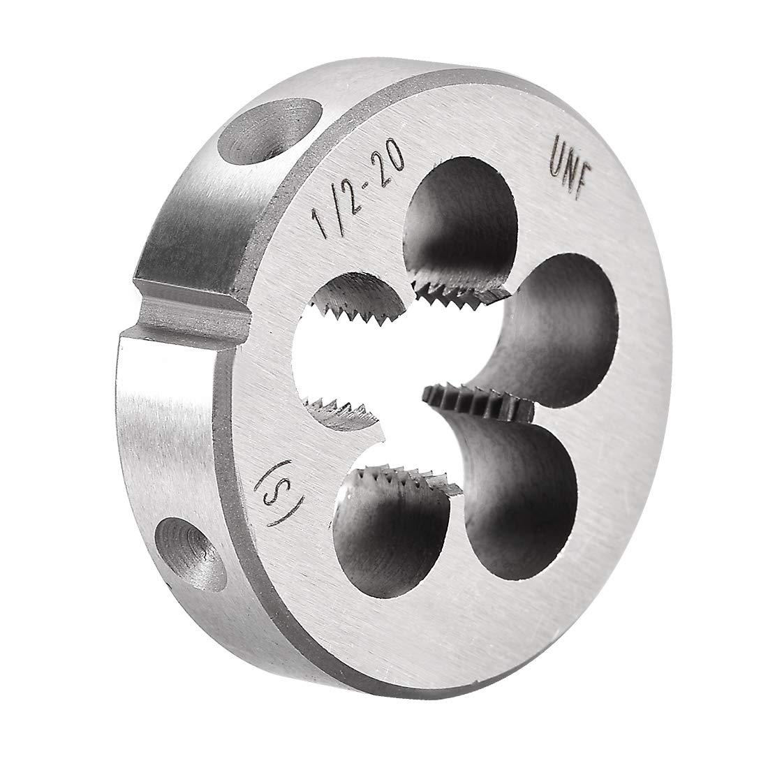 sourcing map 1/2-20 UNF Round Die, Machine Thread Right Hand Threading Die, Alloy Tool Steel Screw Thread Cutting Die