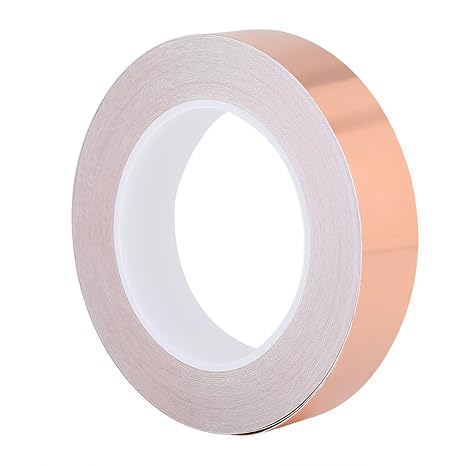 Alomejor Cinta conductora de una Cara de Cobre conductivo de una ...