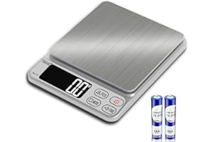 Small Food Scale,Kitchen Scale Cooking Or Baking,Food Weight Scale Grams,Kitchen Scales Digital for Baking,Cooking,7units,Aut