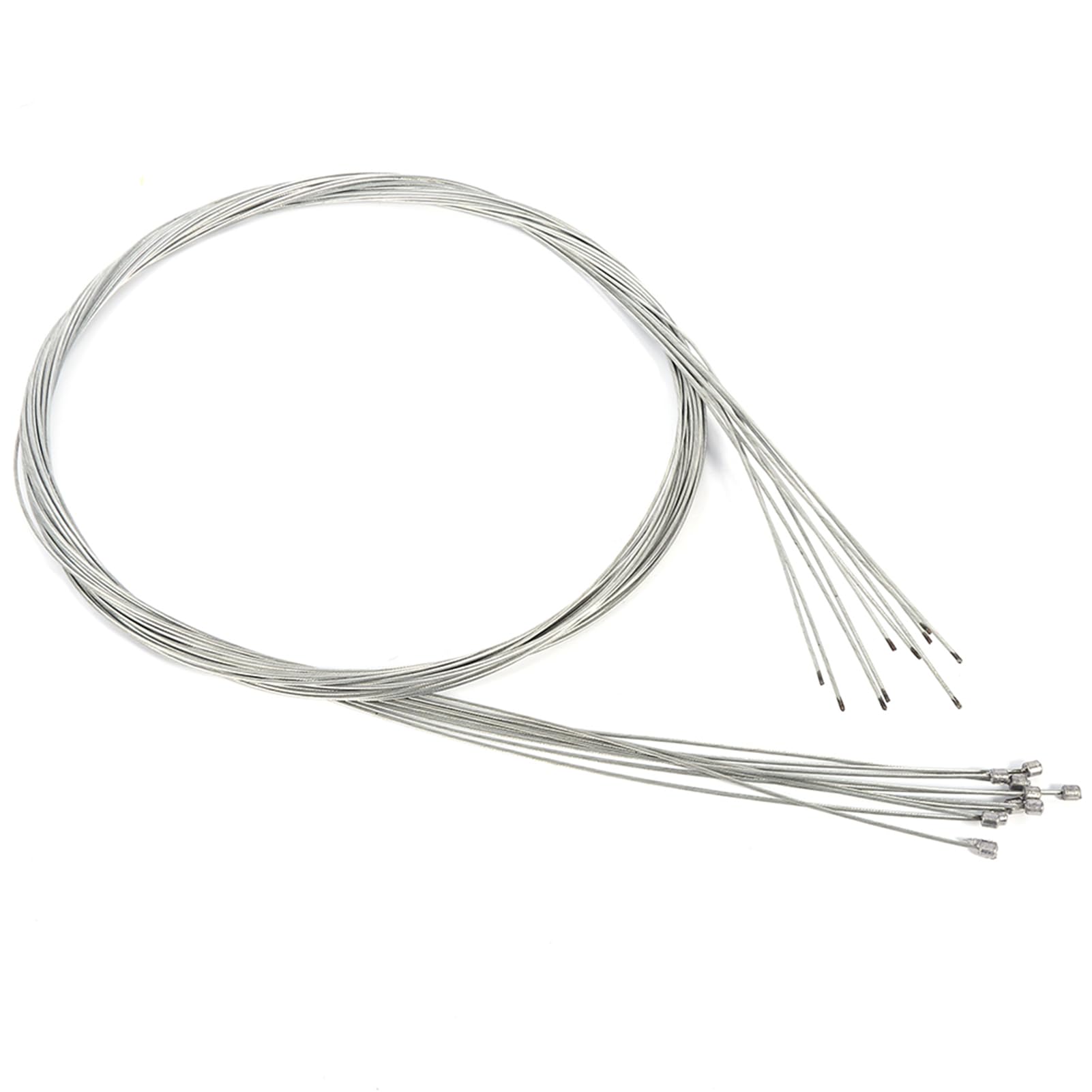 Demeras Bike Derailleur Cable Inner Shift Cables Wire Road Derailleur End Crimps Kit for Bicycle Mountain Road Bike