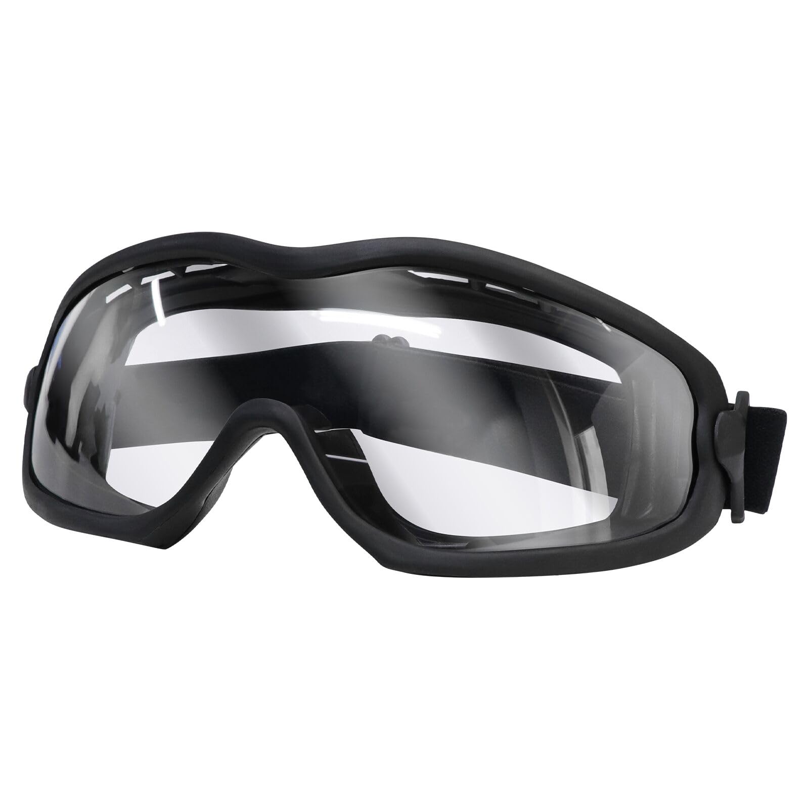 Qavctw Tactical Helmet Airsoft Military Safety Goggles with Anti-Fog Lens For Hunting Shooting Paintball Cycling Black