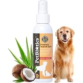 Aleavia Petbiotics &ndash; Prebiotic Topical Spray &ndash; All-Natural &amp; Organic pH Balancing Spray for Sensitive Pet Skin, Promotes Healthy Skin Microbiome &ndash; 4 oz.