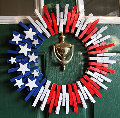 16-American-Flag-4th-of-July-Fourth-Wreath-for-Front-Door-or-Patriotic-Party-Decoration