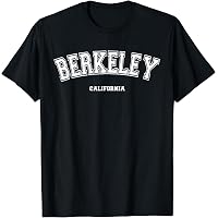 Shop College Wear T-Shirt Uomo/Donna University Of California Berkeley Arch Seal - Colore Marina Militare, Taglia XXL