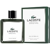 Lacoste - Original Eau de Parfum - Men's Fragrance - Fougere Woody Ambery - With notes of Pink Pepper, Lavender, and Sandalwood - 3.3 Fl Oz