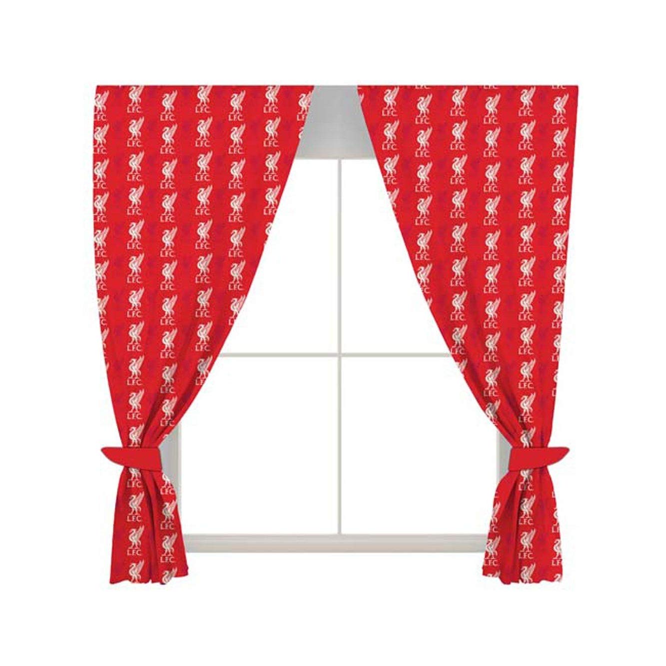 Liverpool 54 Drop Curtains Crest Design by Liverpool F.C.