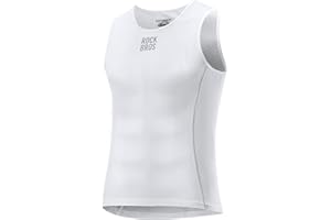 ROCKBROS Men's Cycling Base Layer Sleeveless Cycling Undershirt Quick Dry Cycling Undershirt Vests Cycling Jersey