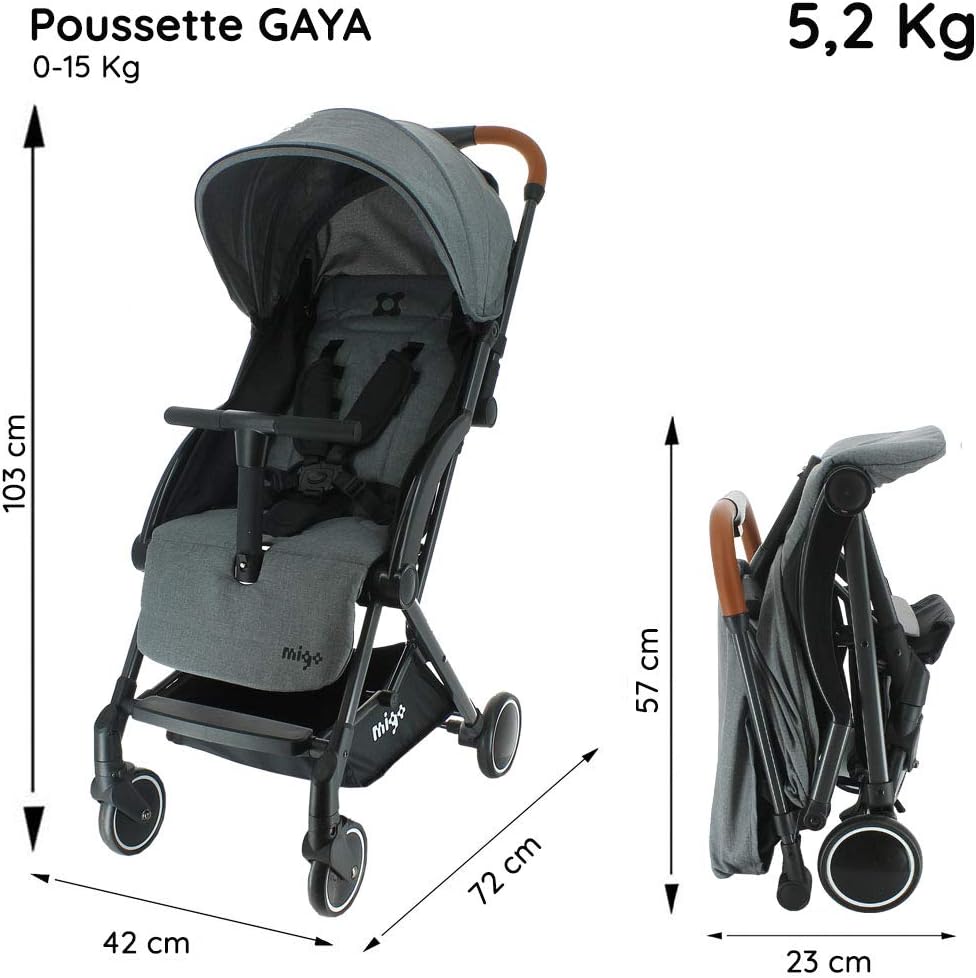 poussette avec siège auto intègre