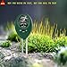 [Upgrade Version]Dr.meter 3 in 1 Soil Moisture Meter, Light and Soil PH Acidity Tester, Soil Tester Kit Tools for Garden, Farm, Lawn,Home, Indoor & Outdoor (No Battery needed)