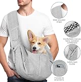 Adiwo Puppy Carrier Dog Carrier Bag Shoulder Tote Reversible Hands-Free Small view 3